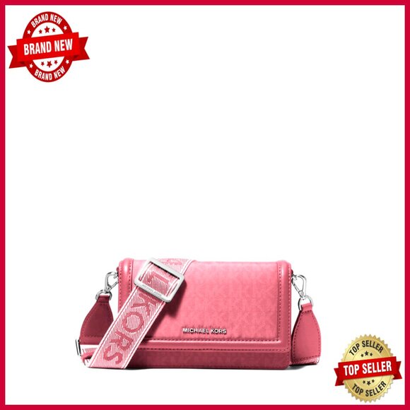 Handbags - Small Perforated Logo Crossbody Bag with Phone Pocket